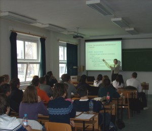 John E. Parkerson az órán