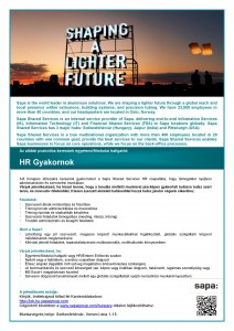 Gyakornoki hirdetés