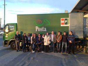 Hallgatóink a Magyar Posta Zrt. veszprémi logisztikai központjában jártak